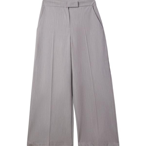 pantaloni a palazzo Terranova grigio tinta unita