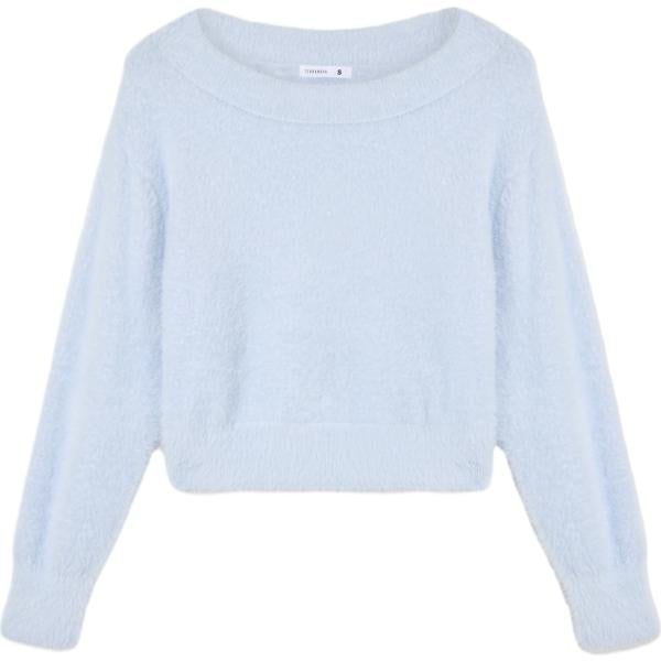 maglieria Terranova viola tinta unita