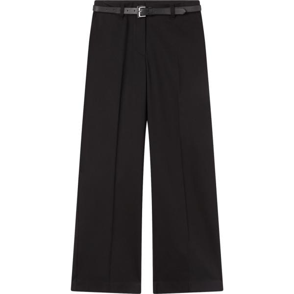 pantaloni Terranova nero tinta unita