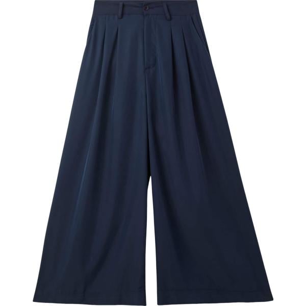 pantaloni Terranova blu tinta unita