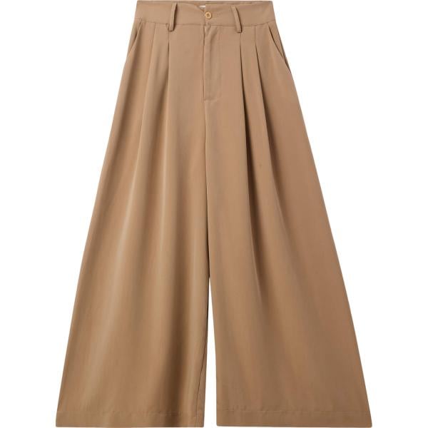 pantaloni Terranova marrone tinta unita
