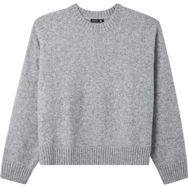 pullovers Terranova grigio tinta unita