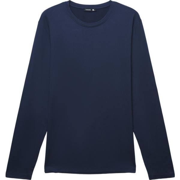 t-shirt Terranova blu tinta unita