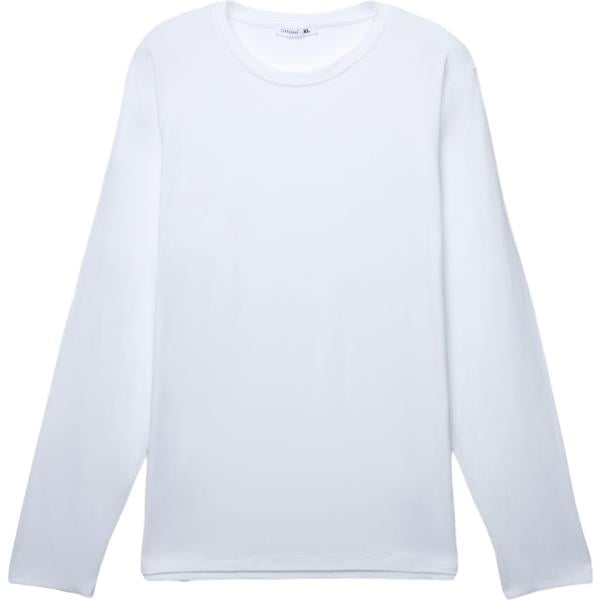 t-shirt Terranova bianco tinta unita