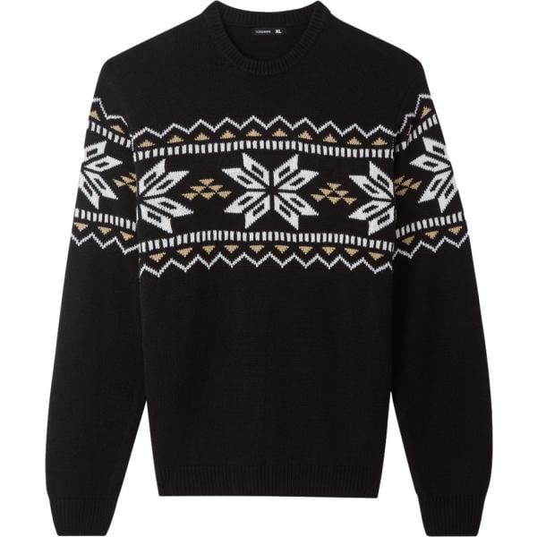 maglieria Terranova nero con stampe