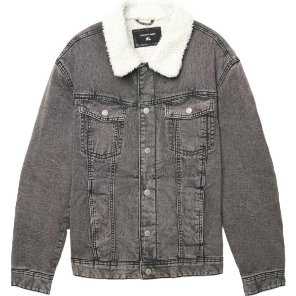 bomber Terranova grigio tinta unita