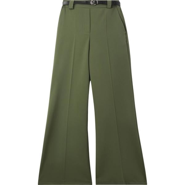 pantaloni Terranova verde tinta unita