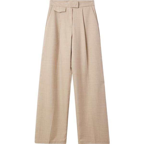 pantaloni Terranova marrone tinta unita