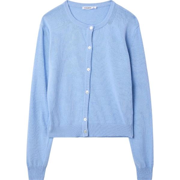 cardigans Terranova blu tinta unita