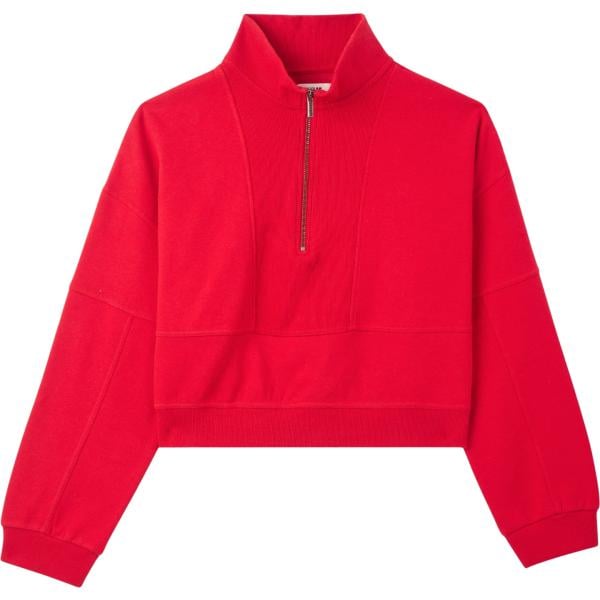 felpe Terranova rosso tinta unita