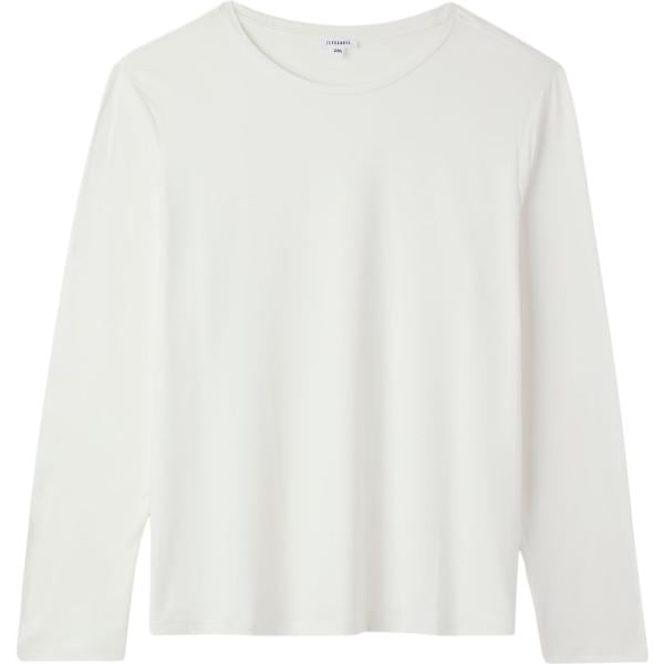 t-shirt Terranova bianco tinta unita