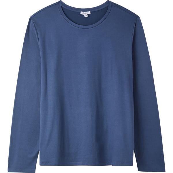 t-shirt Terranova blu tinta unita