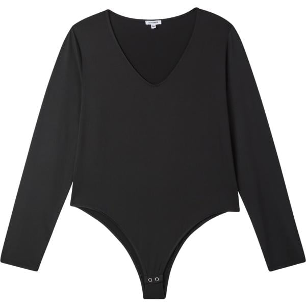 body Terranova nero tinta unita