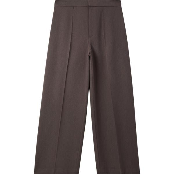 pantaloni Terranova marrone tinta unita