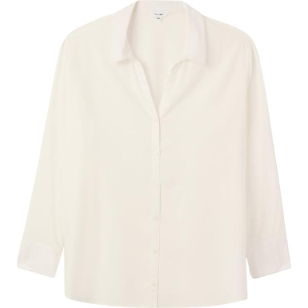 bluse Terranova bianco tinta unita