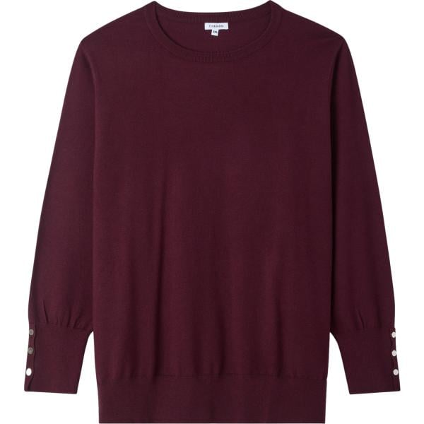 pullovers Terranova marrone tinta unita
