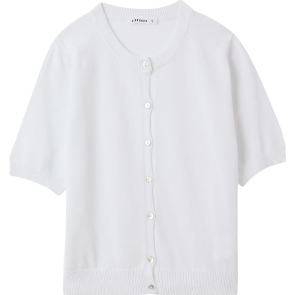 cardigans Terranova bianco tinta unita