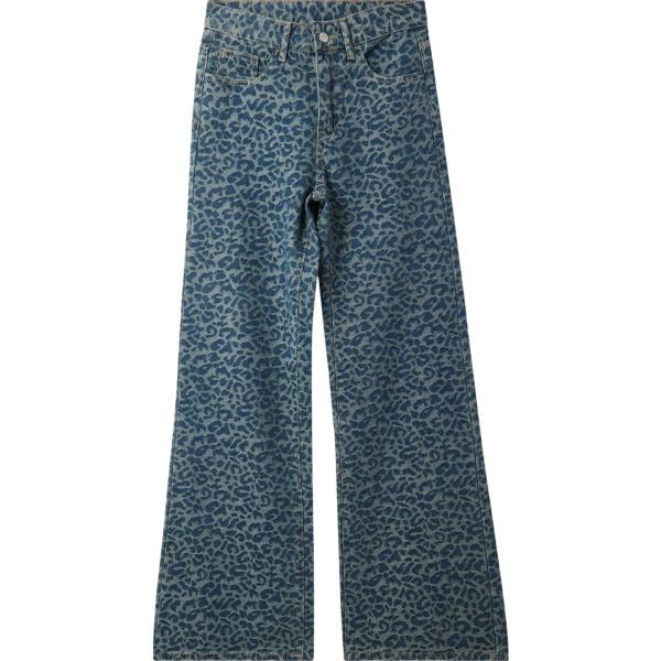 jeans Terranova blu animalier