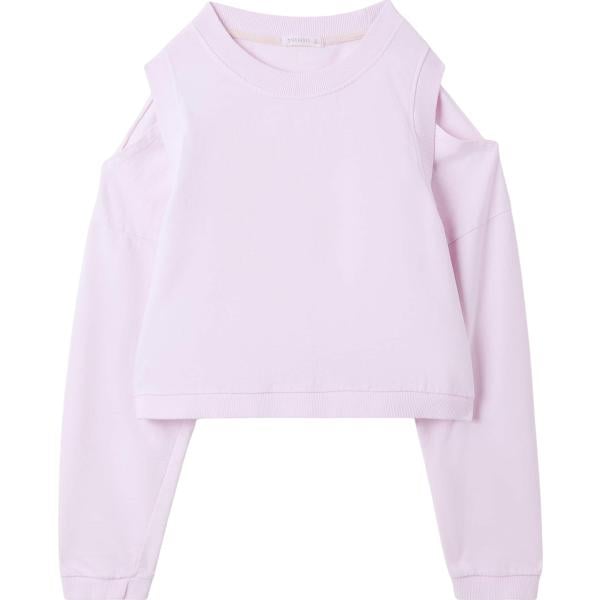 felpe Terranova rosa tinta unita