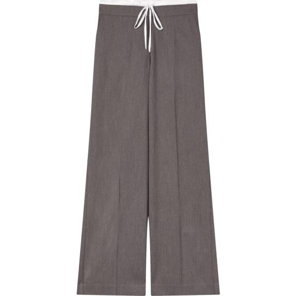 pantaloni Terranova grigio tinta unita