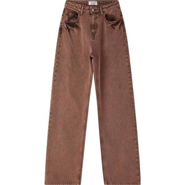 jeans Terranova marrone tinta unita