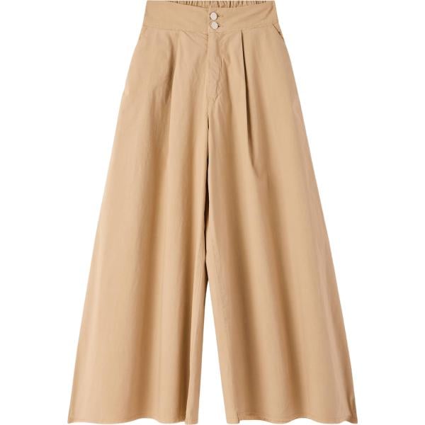 pantaloni Terranova marrone tinta unita