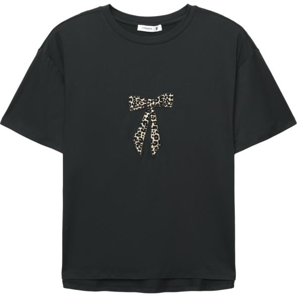 t-shirt Terranova nero con stampe