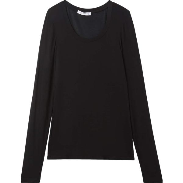 t-shirt Terranova nero tinta unita