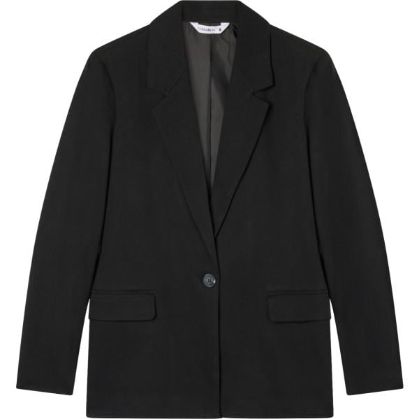 blazer Terranova nero tinta unita