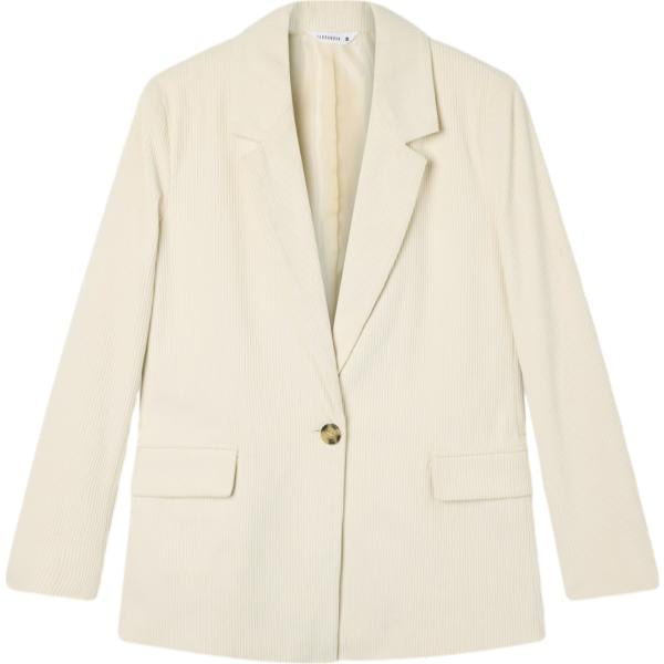 blazer Terranova bianco tinta unita
