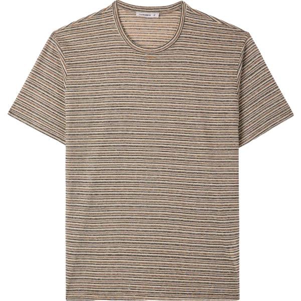 t-shirt Terranova marrone a righe