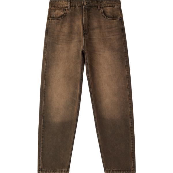 jeans Terranova marrone tinta unita