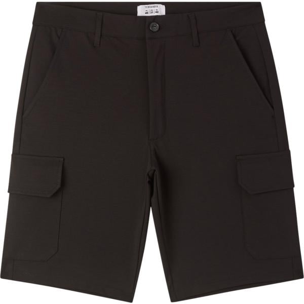 pantaloni corti Terranova nero tinta unita