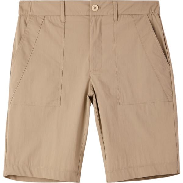 pantaloni corti Terranova marrone tinta unita