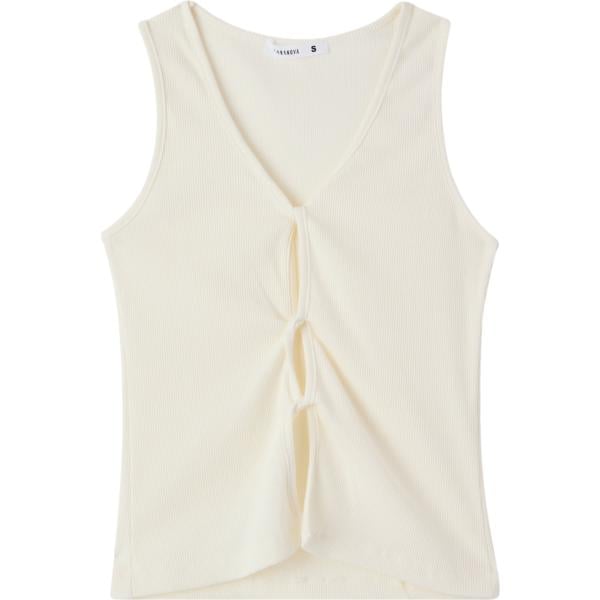 top Terranova bianco tinta unita