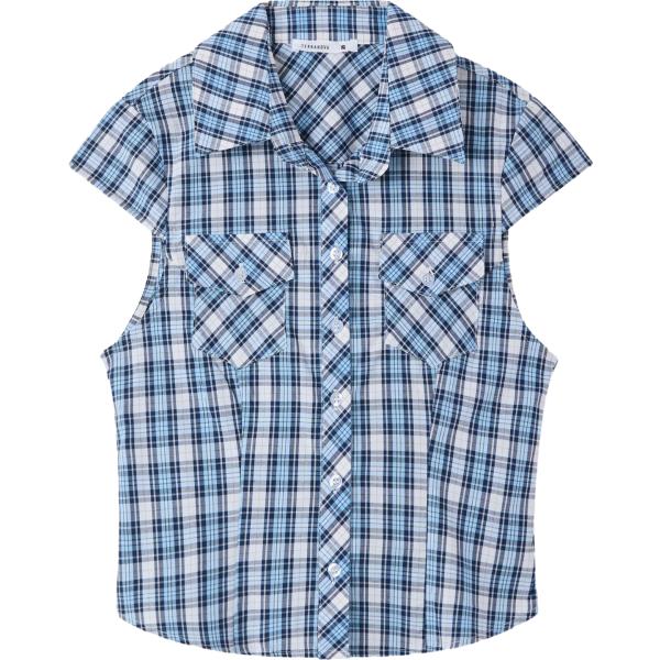 camicie a manica corta Terranova multicolore scozzese