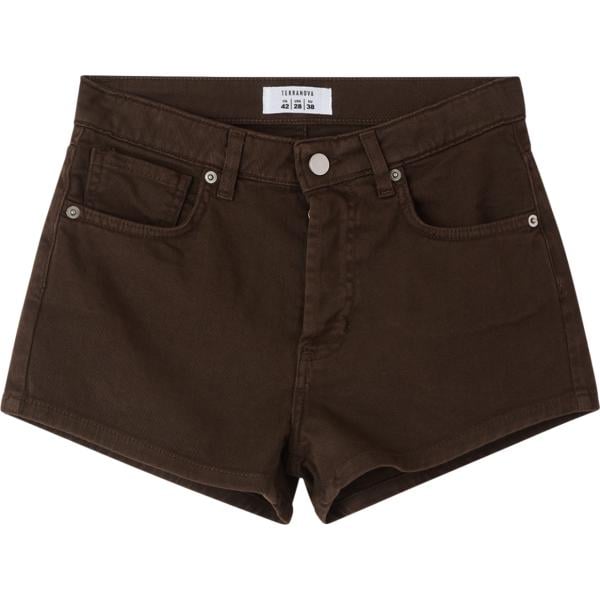 shorts Terranova marrone tinta unita