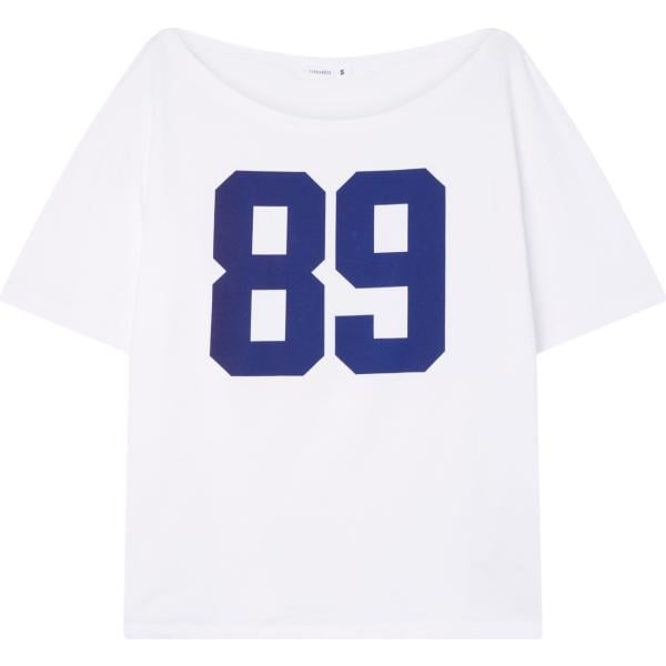 t-shirt Terranova bianco con stampe