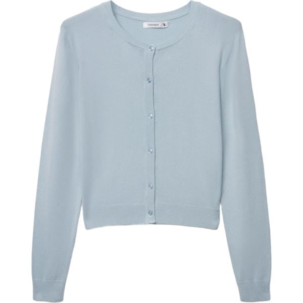 cardigans Terranova verde tinta unita