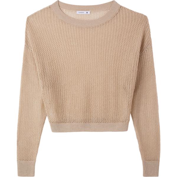 maglieria Terranova marrone tinta unita