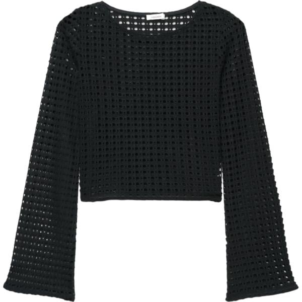 maglieria Terranova nero tinta unita