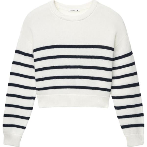 maglieria Terranova bianco a righe