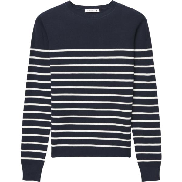 maglieria Terranova blu a righe