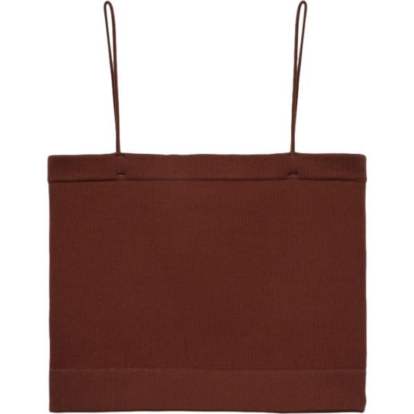 top Terranova marrone tinta unita