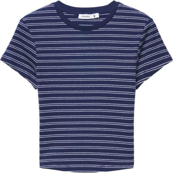 t-shirt Terranova blu a righe