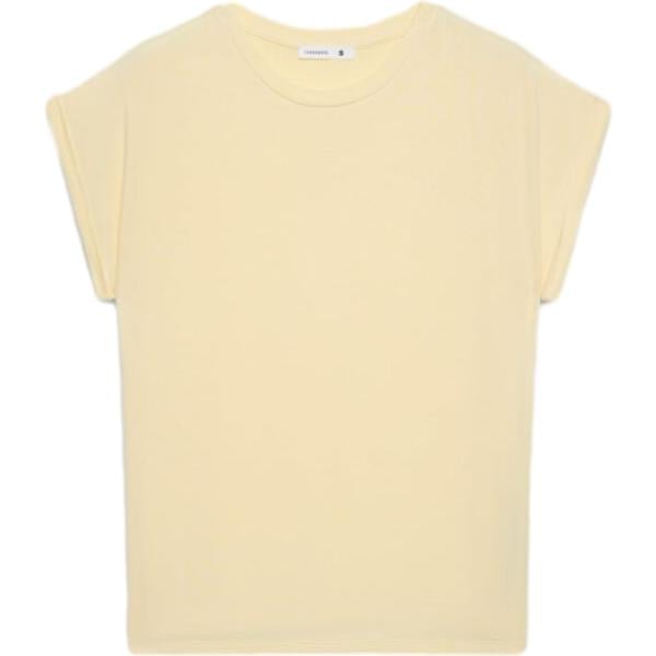 t-shirt Terranova marrone tinta unita