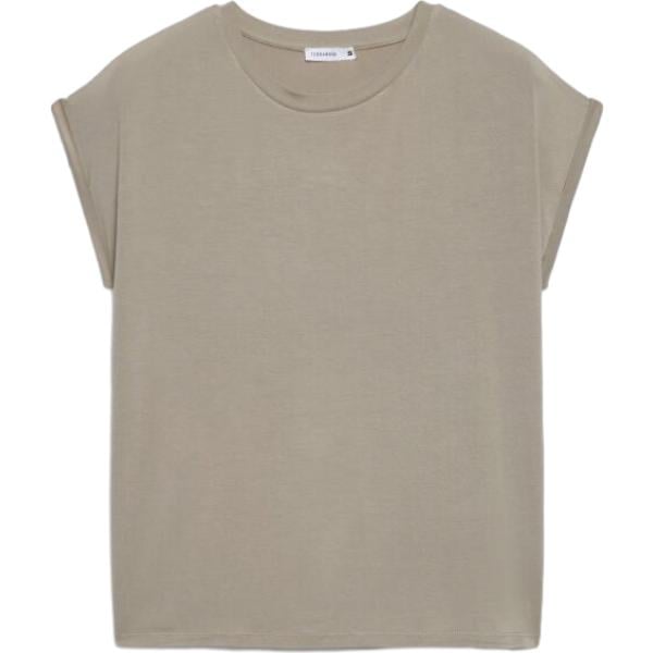 t-shirt Terranova marrone tinta unita