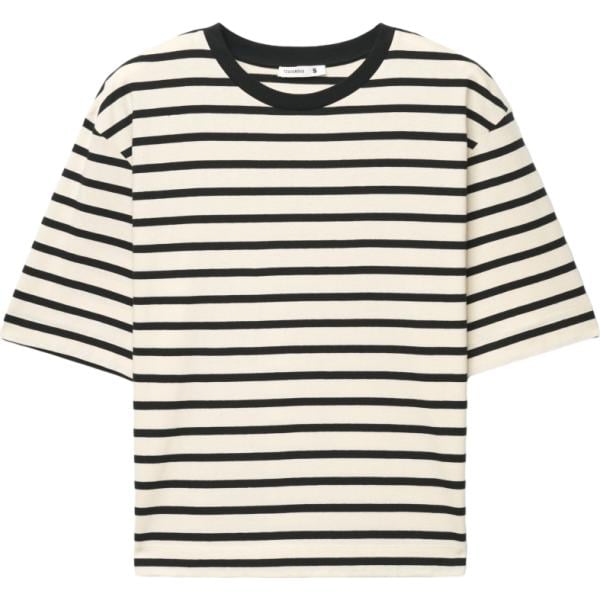 t-shirt Terranova bianco a righe