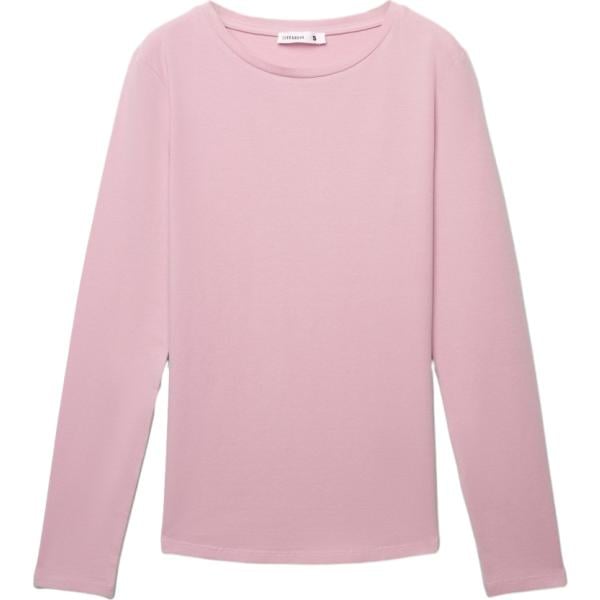 t-shirt Terranova rosa tinta unita