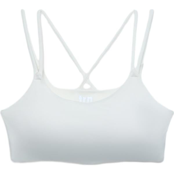 top sportivi Terranova bianco tinta unita